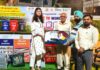 RRR and Four-Bin Waste Segregation Drive Held in Vishnu Garden Colony Abhishruti addresses residents during RRR and four-bin waste segregation drive in Vishnu Garden Jagadhri