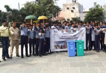 Students Take Plog Run to Spread Cleanliness Message in Yamunanagar Students conduct plog run and cleanliness drive at Swarn Jayanti Park Yamunanagar