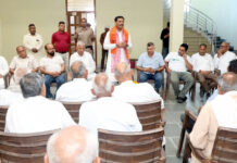 Radaur News Round-up: Cow Protection, Job Fraud Case, Valmiki Procession and AI Education Ramchandra Kamboj at a Radaur programme related to cow protection and gaushala management