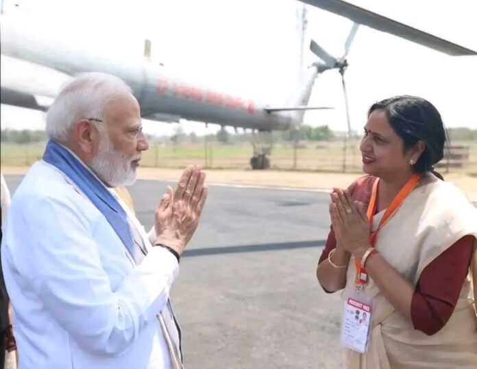 Suman Bahmani congratulates Prime Minister Narendra Modi