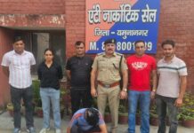 Anti-Narcotics Cell Arrests Man with 32 Grams of Heroin in Yamunanagar Yamunanagar Anti-Narcotics Cell operation in alleged 32-gram heroin recovery