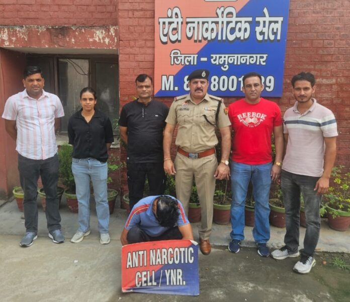 Yamunanagar Anti-Narcotics Cell operation in alleged 32-gram heroin recovery