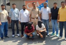 Crime Branch-1 Arrests Two Main Accused in Housing Board Sector-18 Murder Case Crime Branch-1 police team with two accused arrested in the Housing Board Sector-18 murder case in Yamunanagar